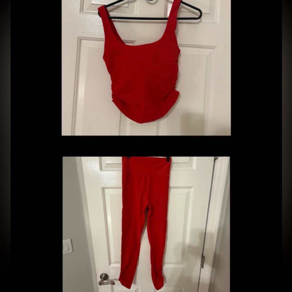 WILO Red Women's Workout Set